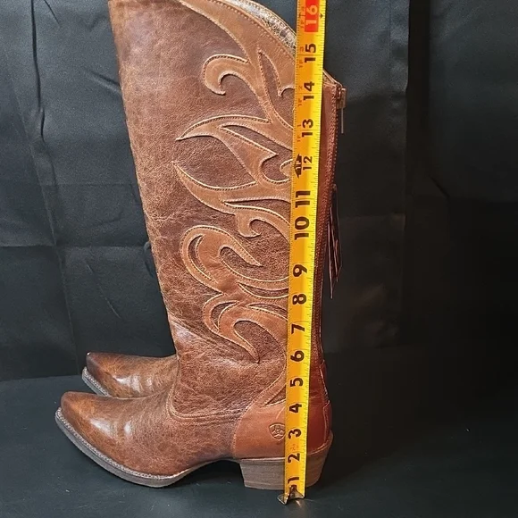 Ariat Brown Heeled Boots - Picture 14 of 16